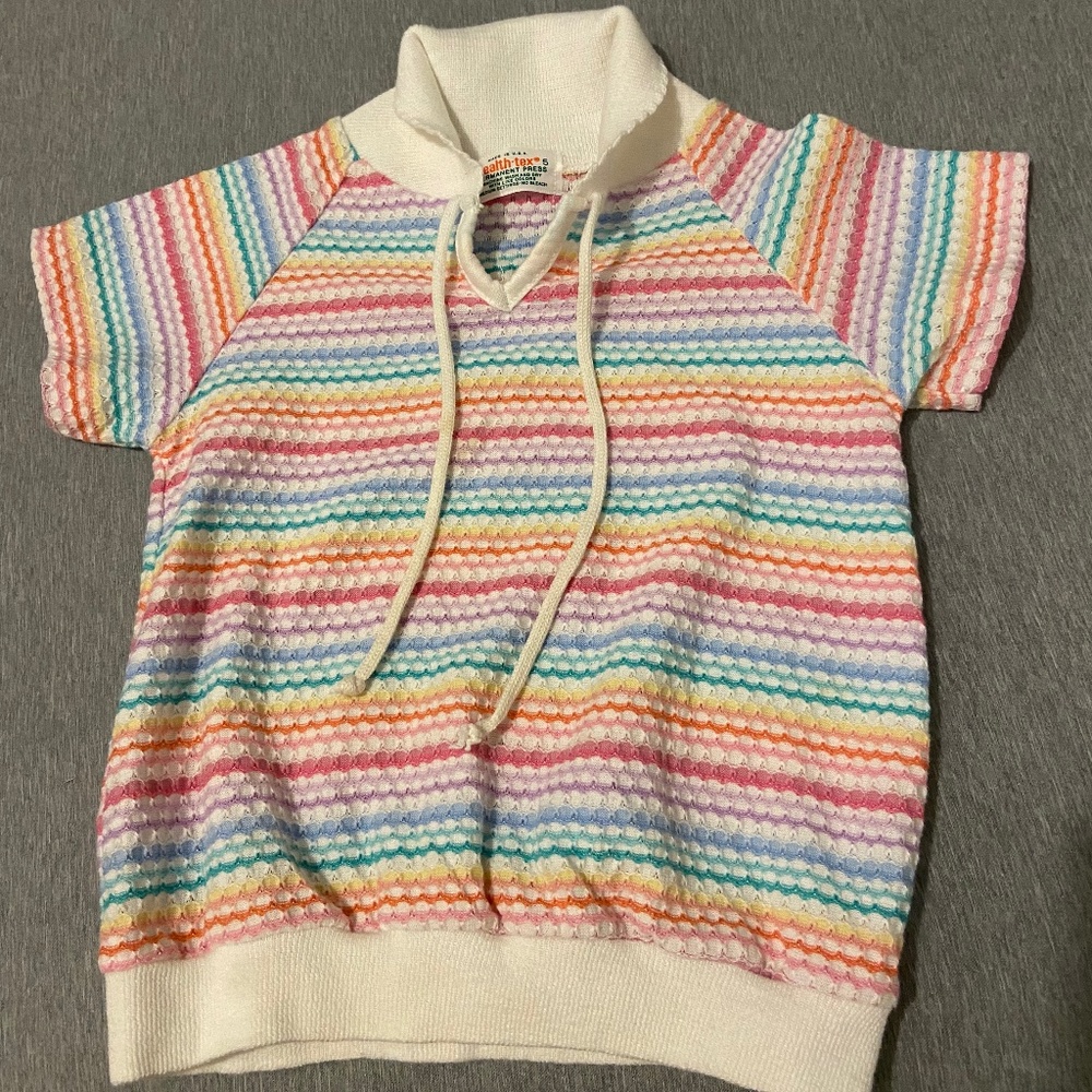 Vtg Healthtex Collared Shirt size 5